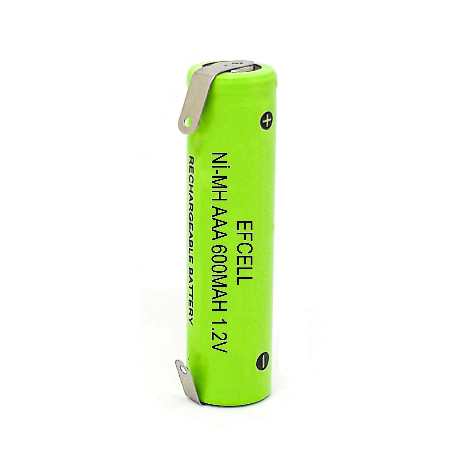 ŞARJLI PİL PUNTALI AAA İNCE 1.2V 600MAH Nİ-MH EFCELL