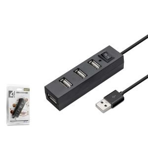 USB 2.0 HUB ÇOKLAYICI 4 PORT ANAHTARLI HADRON HDX-7003