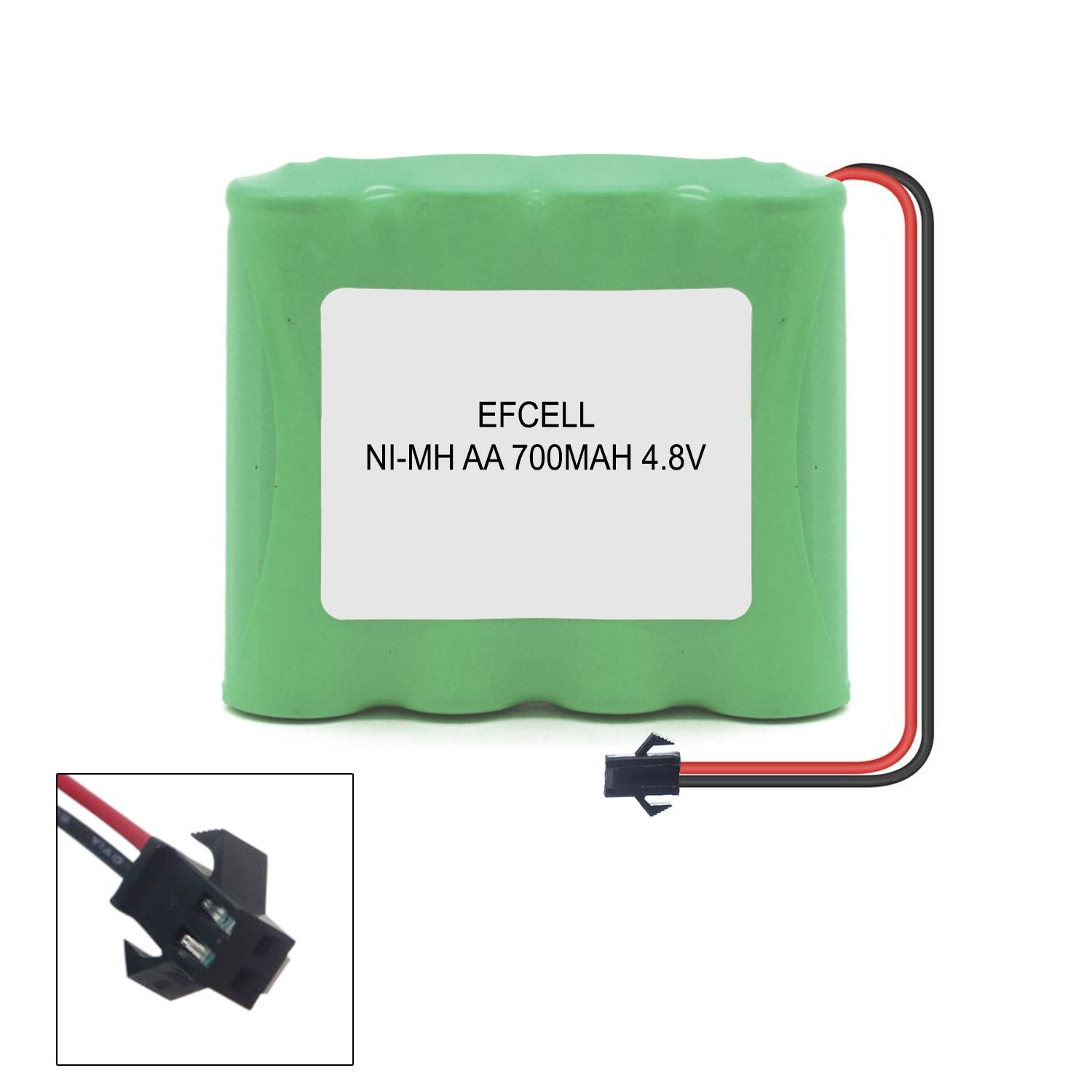 ŞARJLI OYUNCAK PİLİ DÖRTLÜ AA 4.8V 700MAH Nİ-MH KÜÇÜK SOKET EFCELL