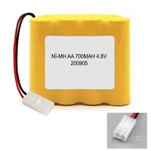 ŞARJLI OYUNCAK PİLİ DÖRTLÜ AA 4.8V 700MAH Nİ-MH BÜYÜK SOKET EFCELL