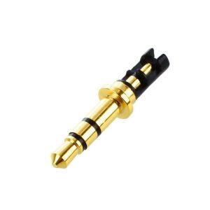 ŞASE AUX JACK FİŞ 3.5MM 2 BOĞUM GOLD KARKAS PLX-18361