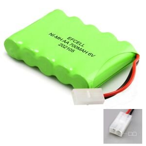 ŞARJLI OYUNCAK PİLİ BEŞLİ AA 6V 700MAH Nİ-MH BÜYÜK SOKET EFCELL