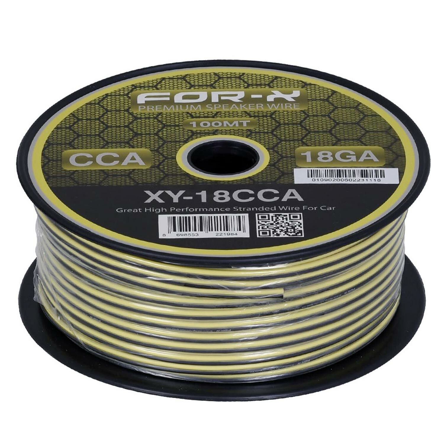 FOR-X XY-18CCA Hoparlör Kablosu Silikon 18GA 100 Metre