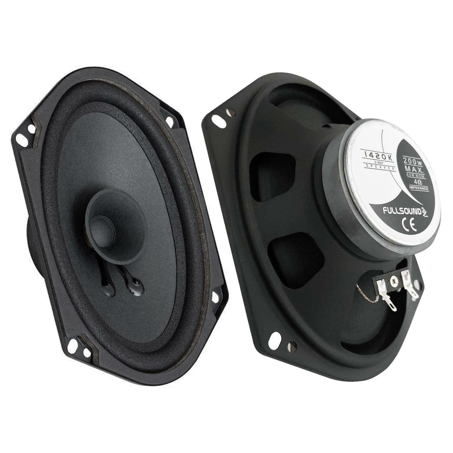 OTO HOPARLÖR OVAL 5X7 200W 2 ADET FORD FIAT FULLSOUND K-1420K