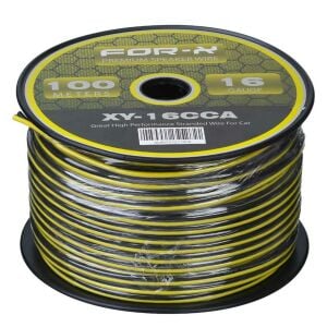FOR-X XY-16CCA Hoparlör Kablosu Silikon 16GA 100 Metre