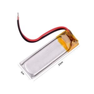 POLİMER PİL 3.7V 100MAH NARİTA 301030