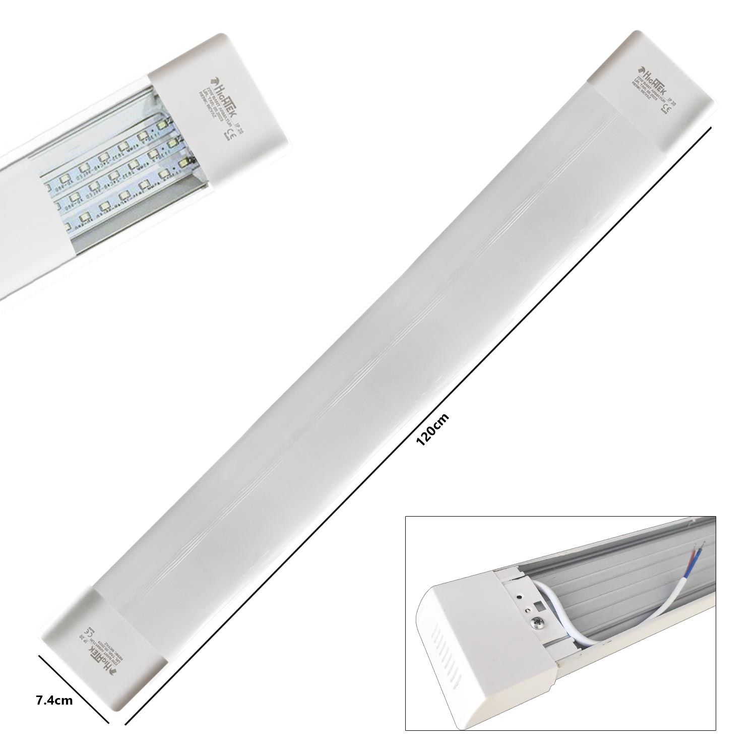 LED BANT ARMATÜR 220V 72W 120CM BEYAZ HIGHTEK HT-0010