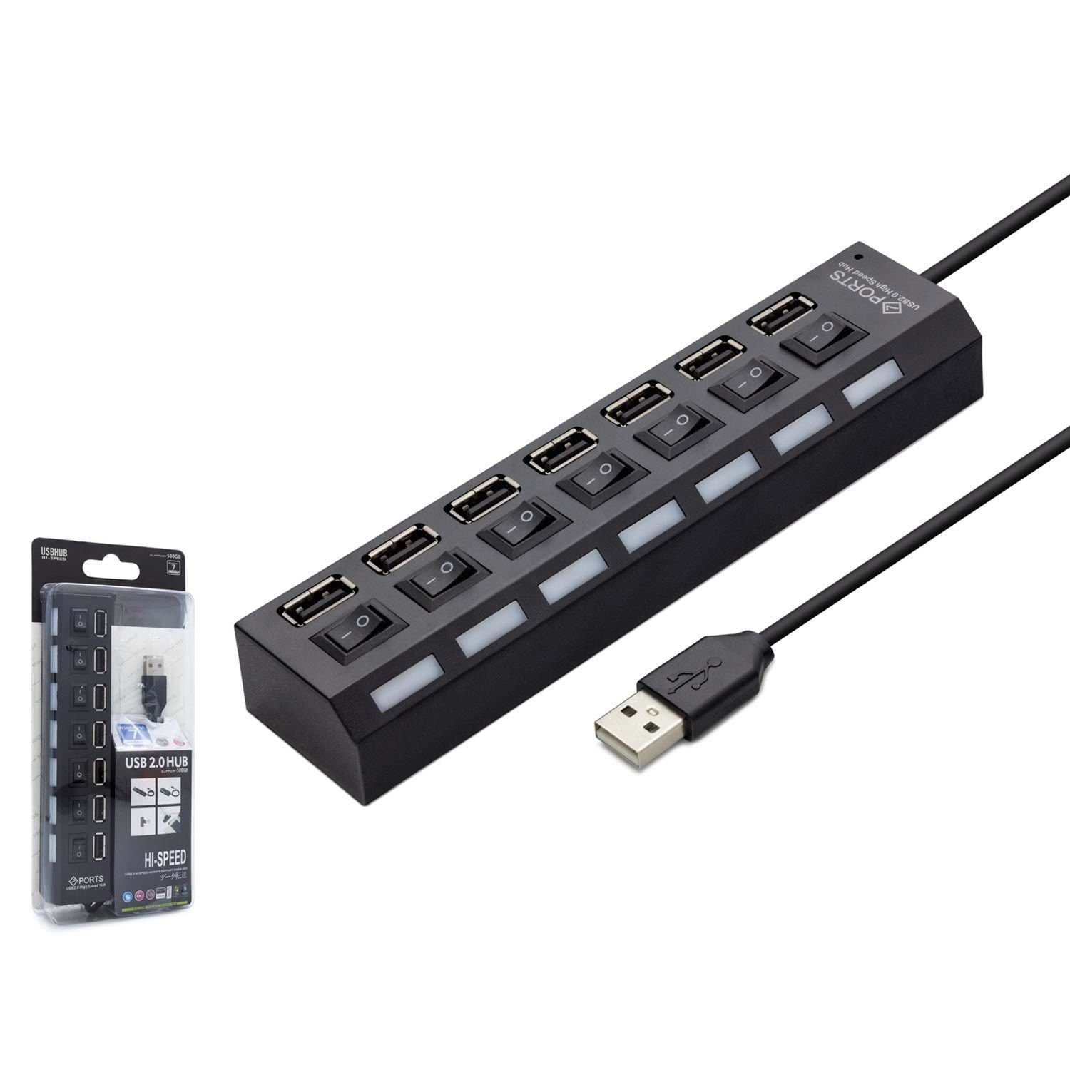 USB 2.0 HUB ÇOKLAYICI ANAHTARLI 7 PORT GABBLE GAB-UAP307