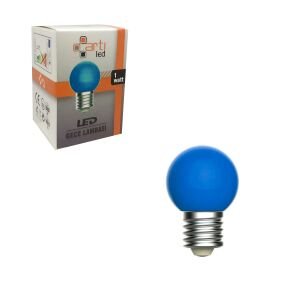 GECE LAMBASI E27 1W 110 LÜMEN MAVİ ARTILED ART-14