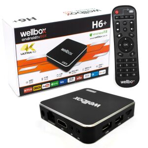 ANDROİD TV BOX 4GB RAM 32GB ROM WELLBOX WX-H6+