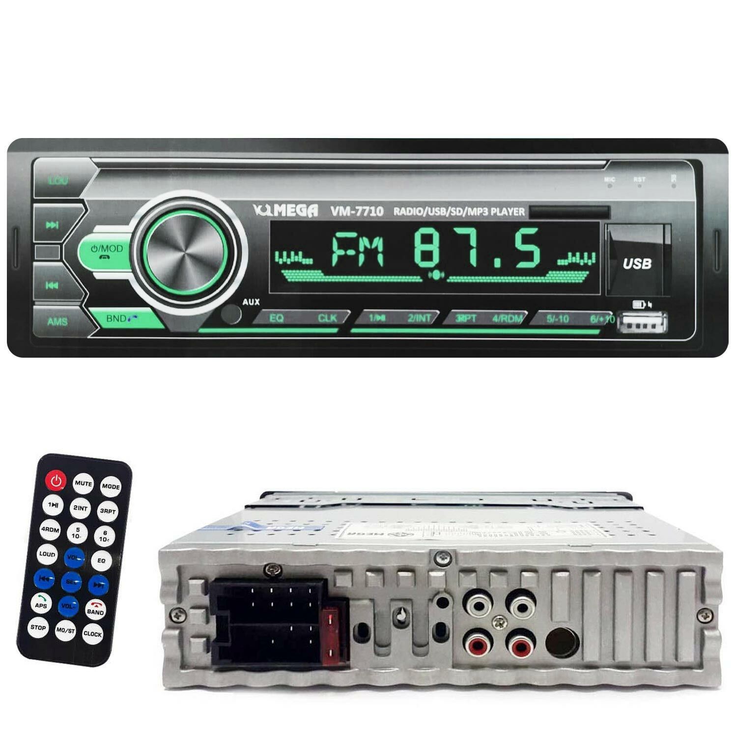 OTO TEYP 4X55W BT/2XUSB/SD/FM/AUX MEGA VM-7710