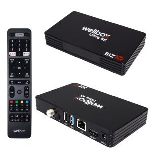 ANDROİD TV BOX UYDU ALICISI 2+16GB WELLBOX BİZ-10