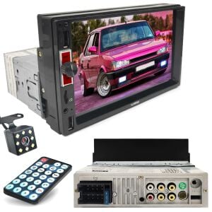 DOUBLE TEYP 7 4X65W MIRRORLINK BT/USB/SD/MP5/AUX/FM KAMERALI TOFAS SERİ MEGA VM-112