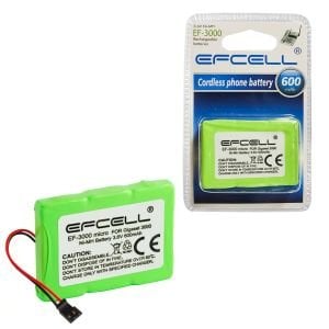 ŞARJLI TELSİZ TELEFON PİLİ 3.6V 600MAH Nİ-MH EFCELL EF-3000