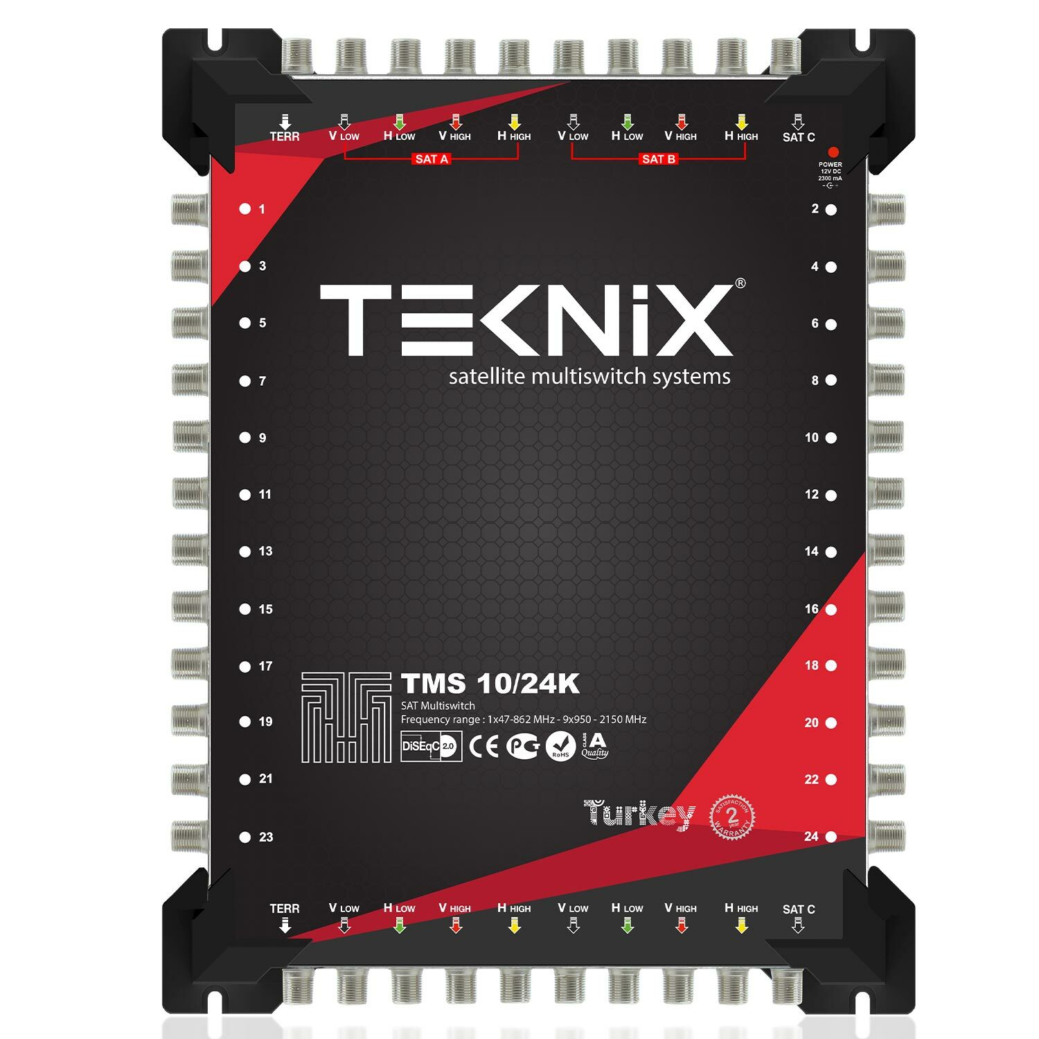 UYDU SANTRAL 10/24 KASKATLI MULTISWITCH TEKNİX