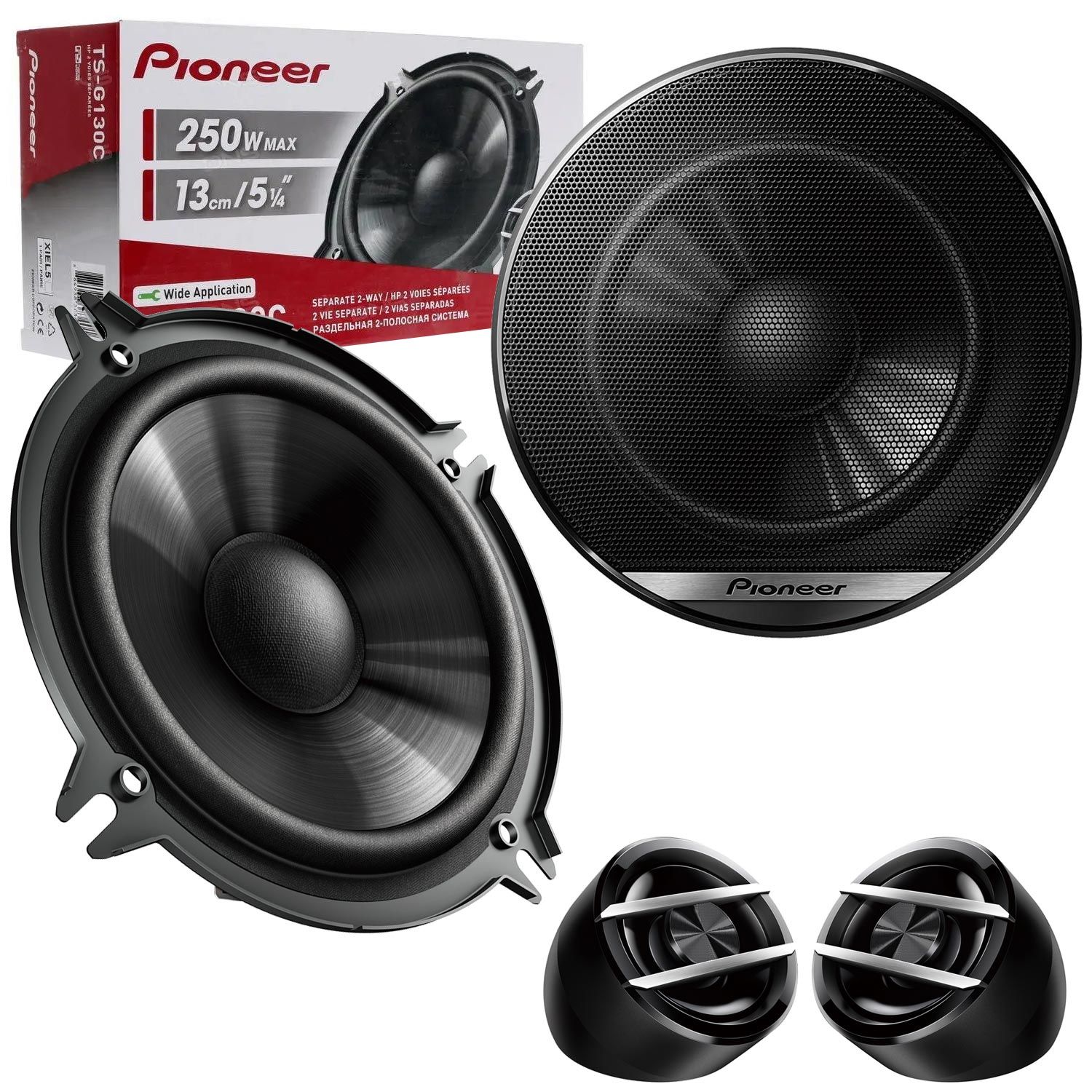 OTO HOPARLÖR 13CM 250W TWEETERLİ 2 ADET PIONEER TS-G130C