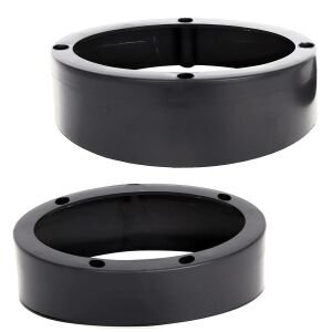 OVAL HOPARLÖR YÜKSELTME SİYAH PLASTİK (2 ADET)