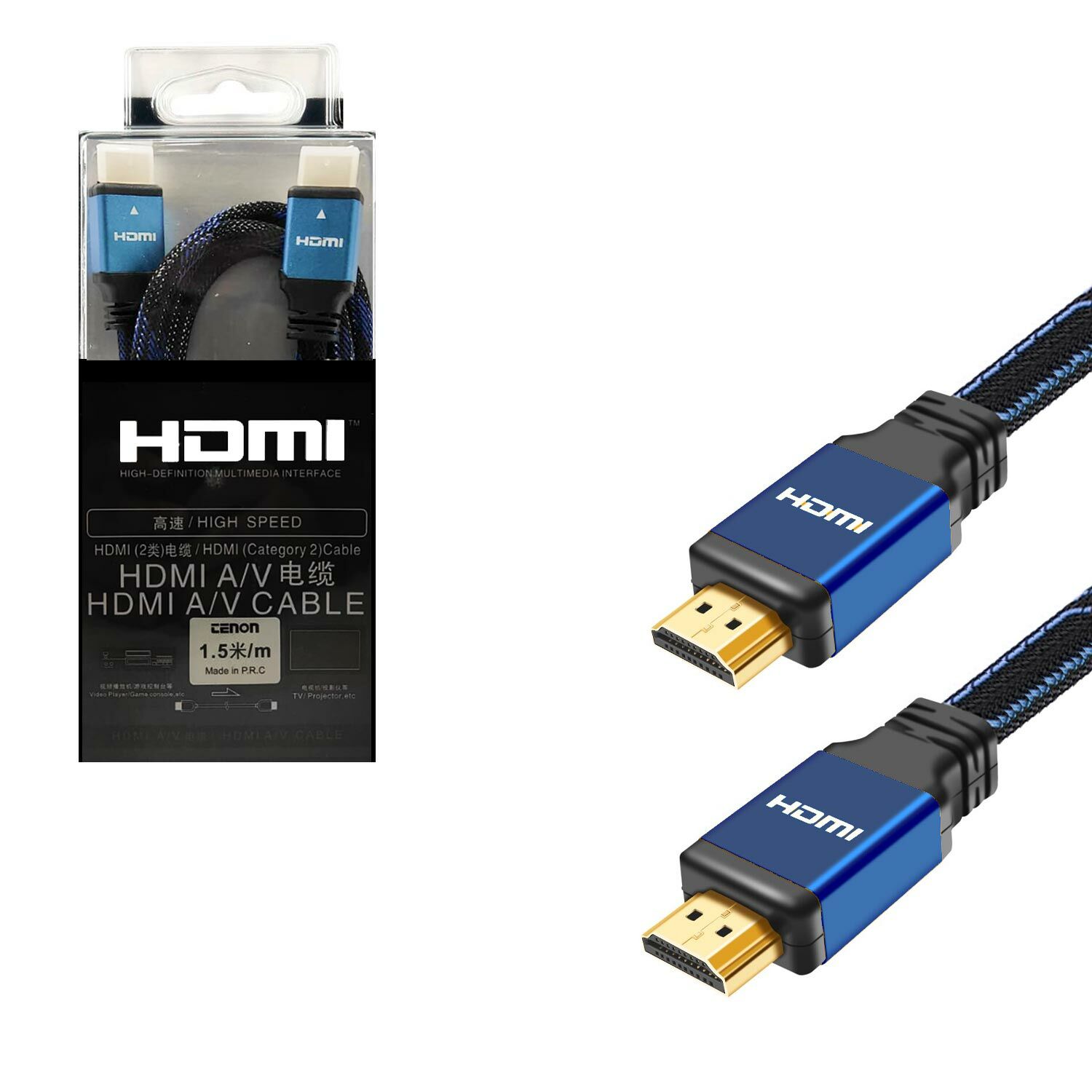 HDMI KABLOSU GOLD 1.4 3D 4K ÖRGÜLÜ FİLTRELİ 1.5MT DLC-HD20P