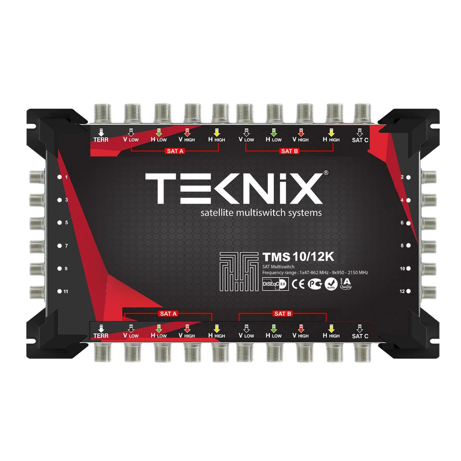 UYDU SANTRAL 10/12 KASKATLI MULTISWITCH TEKNİX