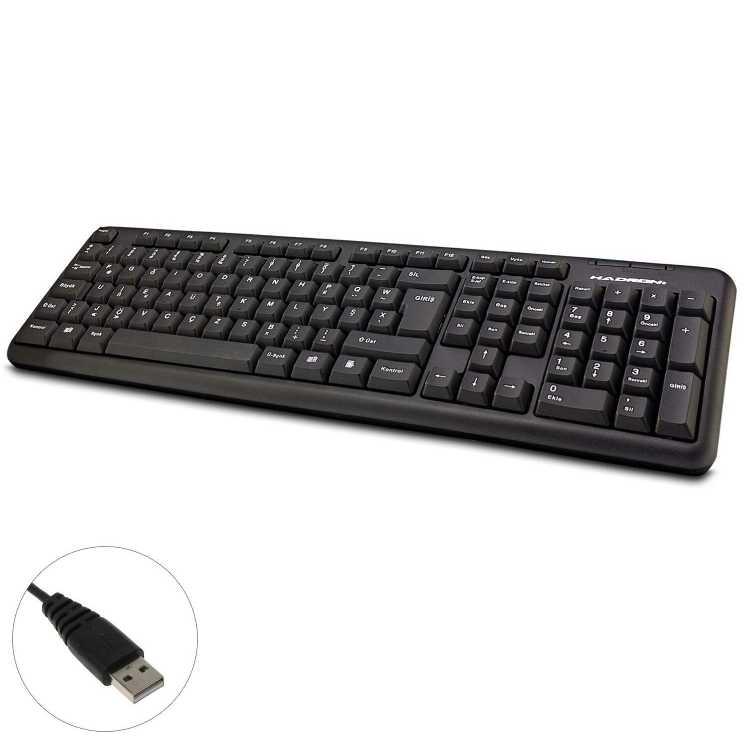 KABLOLU KLAVYE F HADRON HD-815A