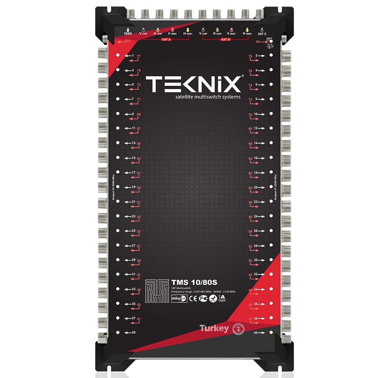 UYDU SANTRAL 10/80 SONLU MULTISWITCH TEKNİX