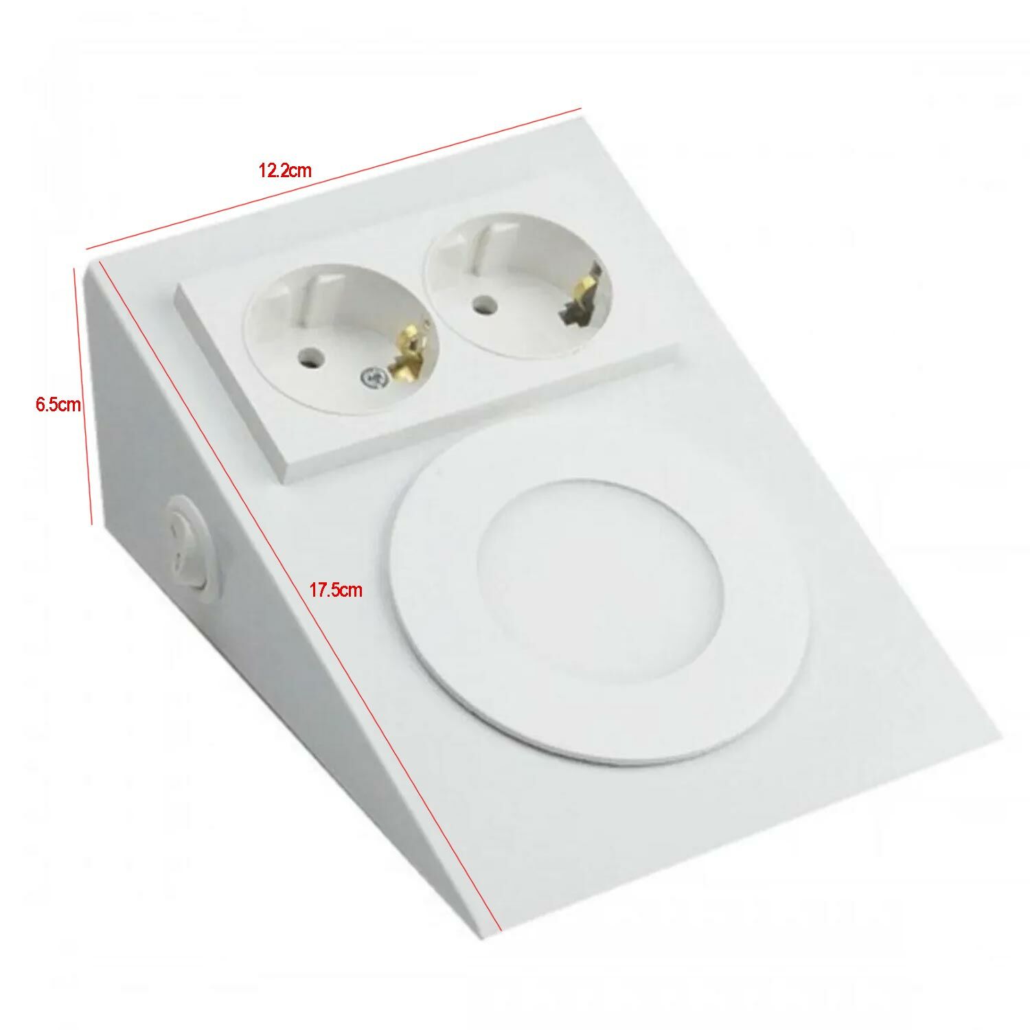 TEZGAH ALTI ARMATÜR SAC SPOT LED + 2Lİ PRİZ HIGHTEK HT-3245