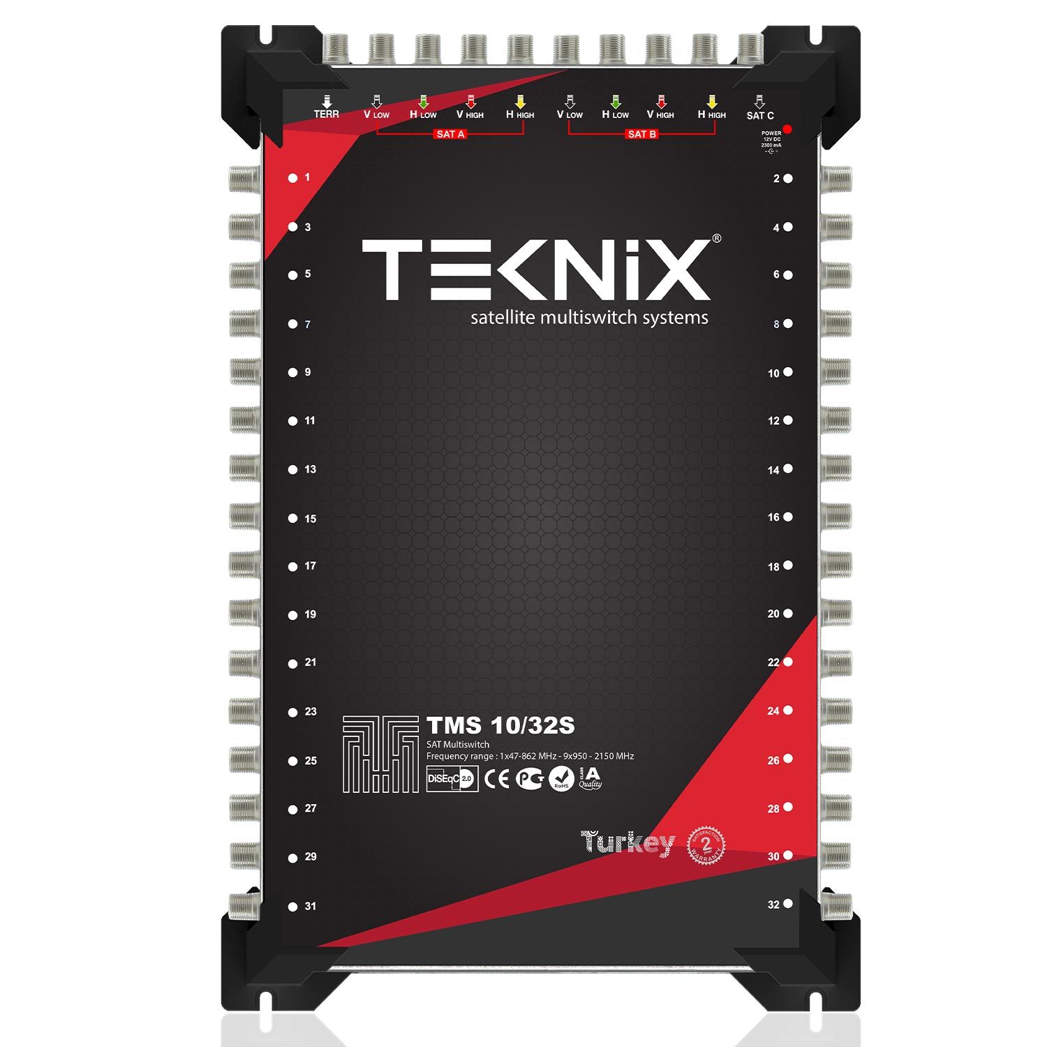 UYDU SANTRAL 10/32 SONLU MULTISWITCH TEKNİX