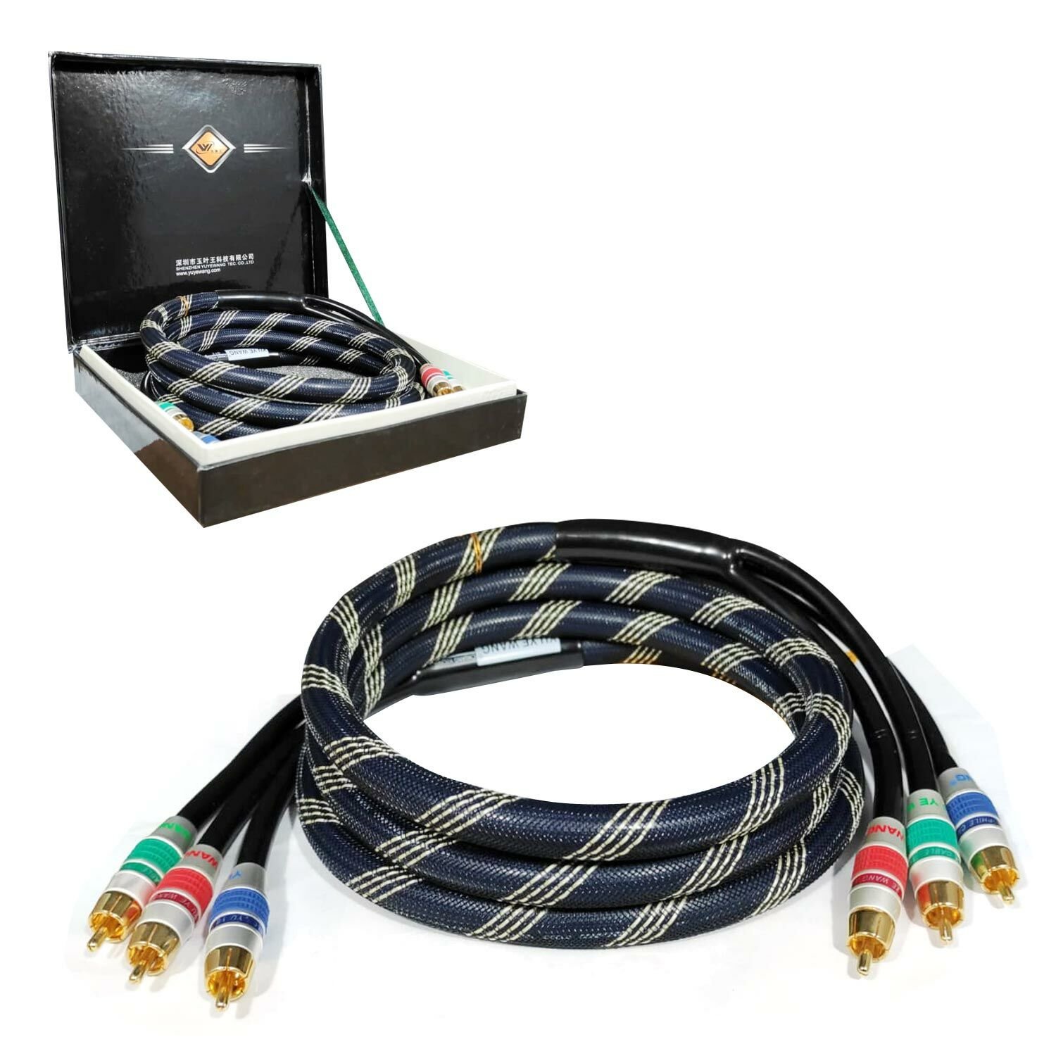 ANFİ KABLO 3RCA 3RCA 1.8MT GOLD COMPONENT 1.KALİTE YW-638