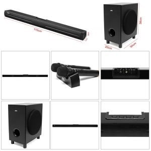 TELEVİZYON SES SİSTEMİ 2.1 BT/USB/SD/HDMI/AUX 90W MİNİX SOUNDBAR MX-906 N+