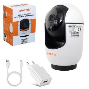 AVENİR AV-S220 Ip Smart Akıllı Güvenlik Kamerası 2mp 3.6mm Wi-Fi Renkli Gece Görüş Harekete Duyarlı