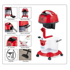 ELEKTRİKLİ SÜPÜRGE SULU 2000W HARLEM HSV-402WF