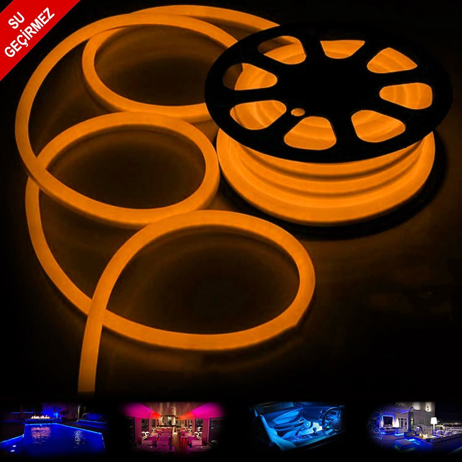 NEON HORTUM LED GÜNIŞIĞI 12V SU GEÇİRMEZ 100MT HIGHTEK HT-2043