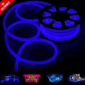 NEON HORTUM LED MAVİ 12V SU GEÇİRMEZ 100MT HIGHTEK HT-2044