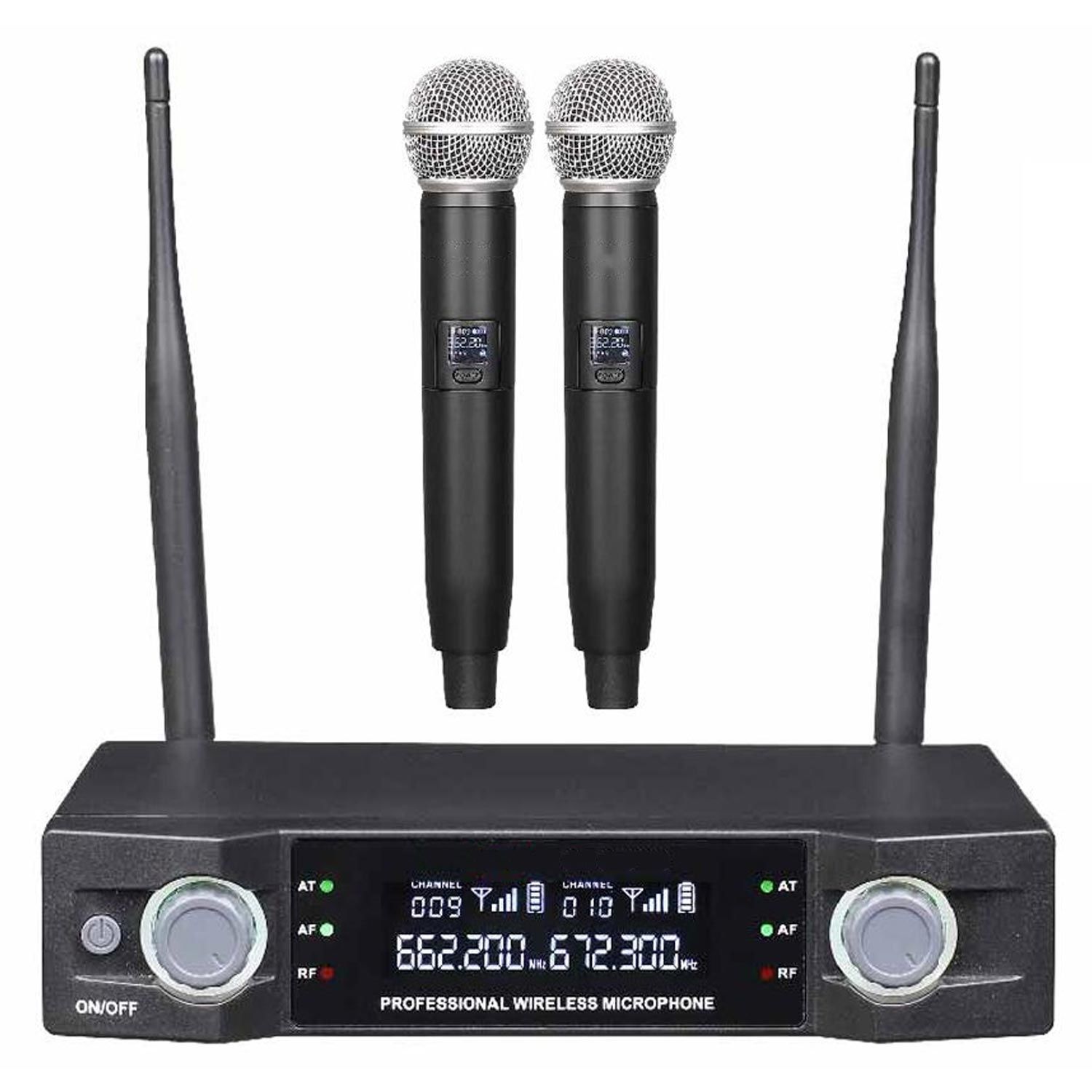 UHF KABLOSUZ MİKROFON 2 EL DIGITAL H-PRO HM-6000