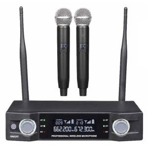 UHF KABLOSUZ MİKROFON 2 EL DIGITAL H-PRO HM-6000