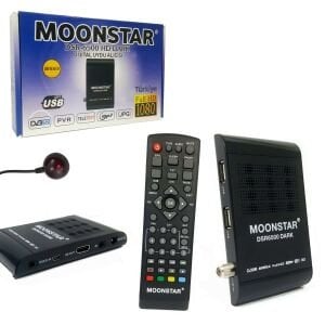 UYDU ALICI MİNİ FULL HD MOONSTAR DSR-6500 HD DARK