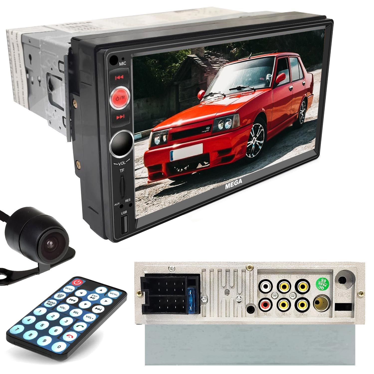 DOUBLE TEYP 7 4X60W MIRRORLINK BT/USB/SD/MP5/AUX/FM KAMERALI TOFAS SERİ MEGA VM-9901