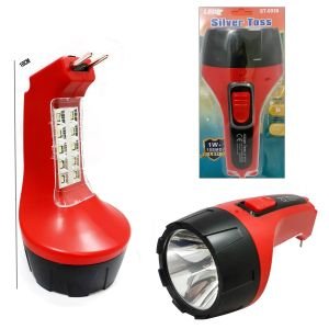 EL FENERİ ŞARJLI 1W+10SMD SİLVER TOSS ST-9938