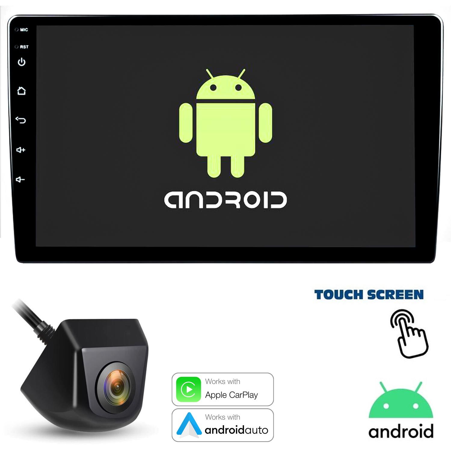 MULTIMEDIA ANDROID 9 2GB RAM 32 ROM CARPLAY GPS/WIFI/USB KAMERALI JAMESON JS-232T3WCP9