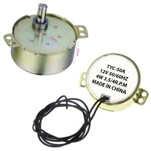 SENKRON MOTOR 12V 4W 3.5/4 RPM TYC-50A