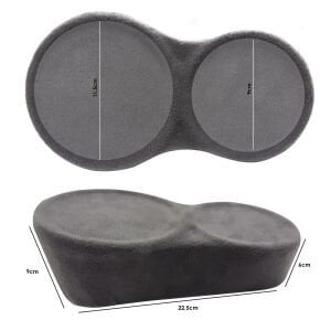 BOŞ KABİN 10CM HOPARLÖR 8CM TWEETER YUVALI SET YÜKSELTME 2 ADET GRİ