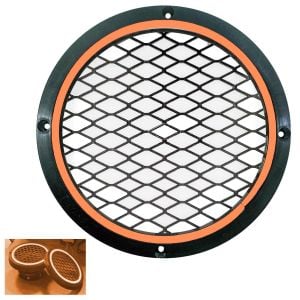 POLAXTOR Midrange Kapağı Neon Ledli 20cm Turuncu 2 Adet