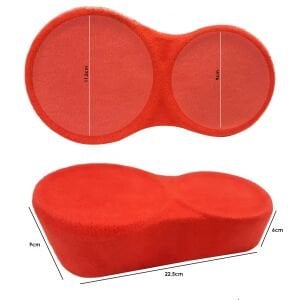 BOŞ KABİN 10CM HOPARLÖR 8CM TWEETER YUVALI SET YÜKSELTME 2 ADET KIRMIZI