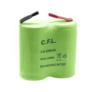 ŞARJLI SÜPÜRGE PİLİ İKİLİ 2.4V 2200MAH DİK NI-CD CFL