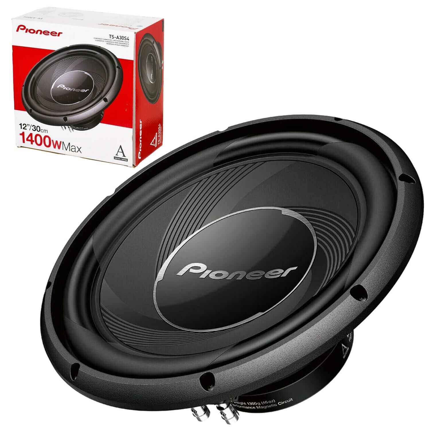 PIONEER TS-A30S4 Oto Bass Subwoofer 30cm 1400 Watt 1 Adet