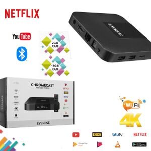 ANDROİD TV BOX 2+16GB EVEREST EV-TB30