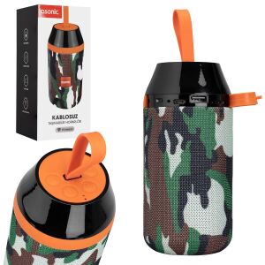 MÜZİK KUTUSU ŞARJLI BT/USB/SD/AUX KAMUFLAJ ASONİC AS-04