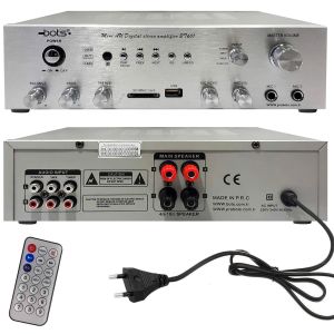 ANFİ 80W STEREO BLUETOOTH USB/SD 220V BOTS BT-601