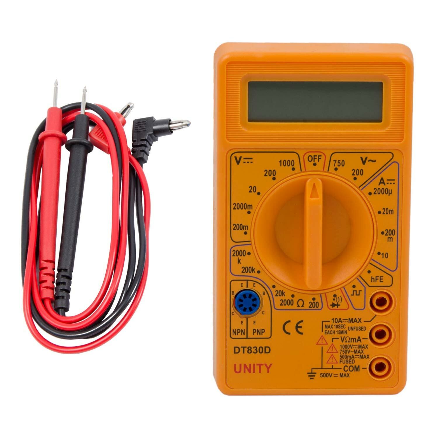 ÖLÇÜ ALETİ DİJİTAL VOLTMETRE BUZZERLI FULLY M-1239B