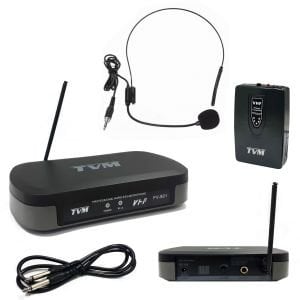 VHF KABLOSUZ MİKROFON 1 HEADSET TVM FV-501